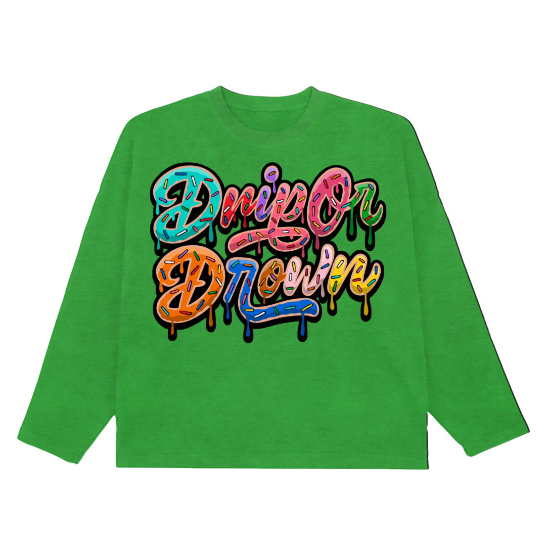Irish Green Drip Or Drown Crewneck - Drip Or Drown Apparel