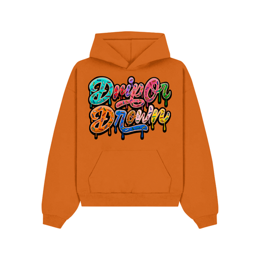 Orange Drip Or Drown Hoodie - Drip Or Drown Apparel